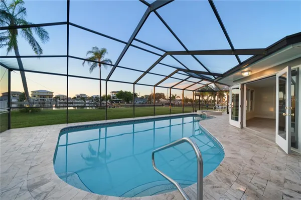 a outdoor view with a sitting space