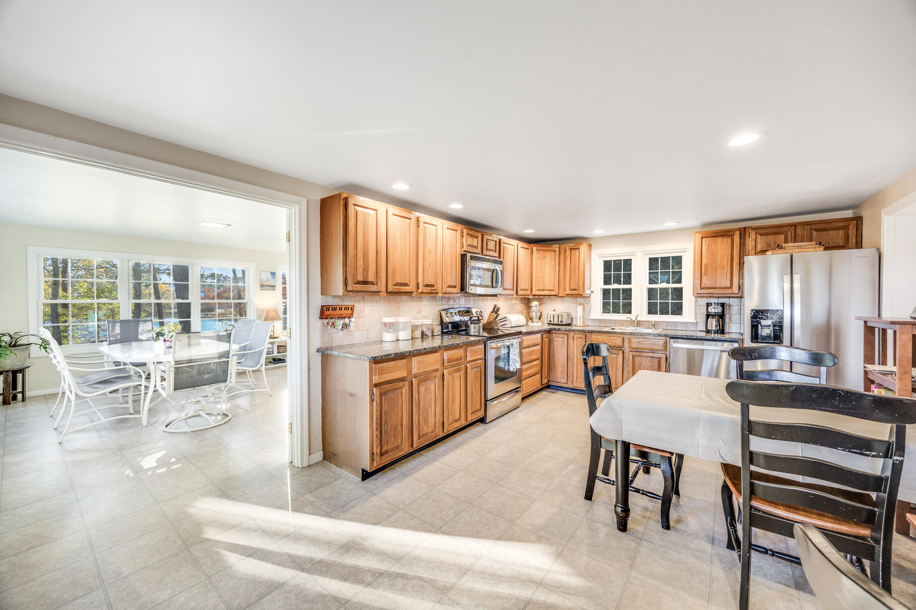38 Rainbow Way Harwich, MA 02645 - Photo 12 of 50 a living room with stainless steel appliances furniture and a kitchen view