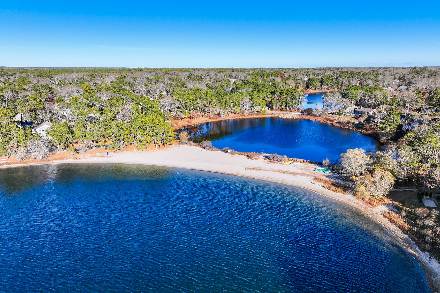 38 Rainbow Way Harwich, MA 02645 - Photo 46 of 50 a view of a lake with a mountain