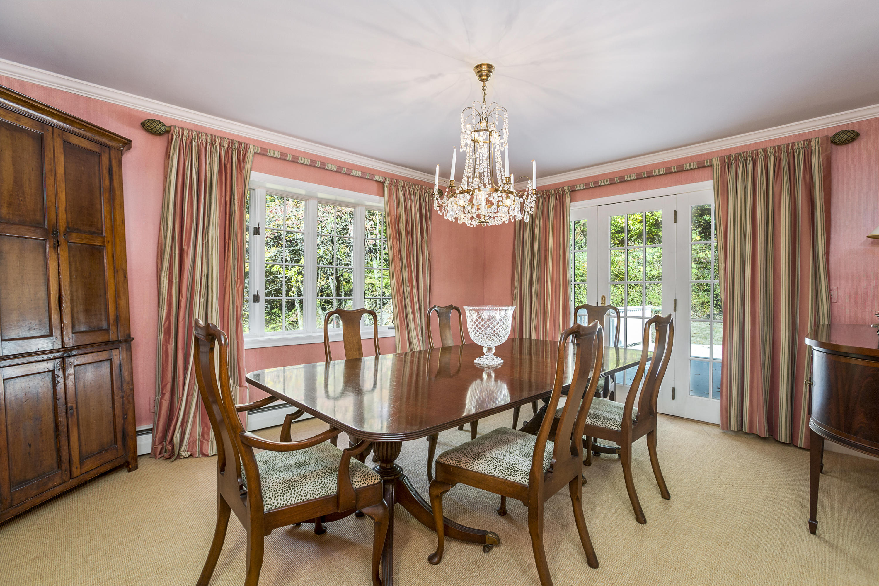 75 Delafield Island Road Darien, CT 06820 - Photo 6 of 28 a view of a dining room with furniture window and outside view