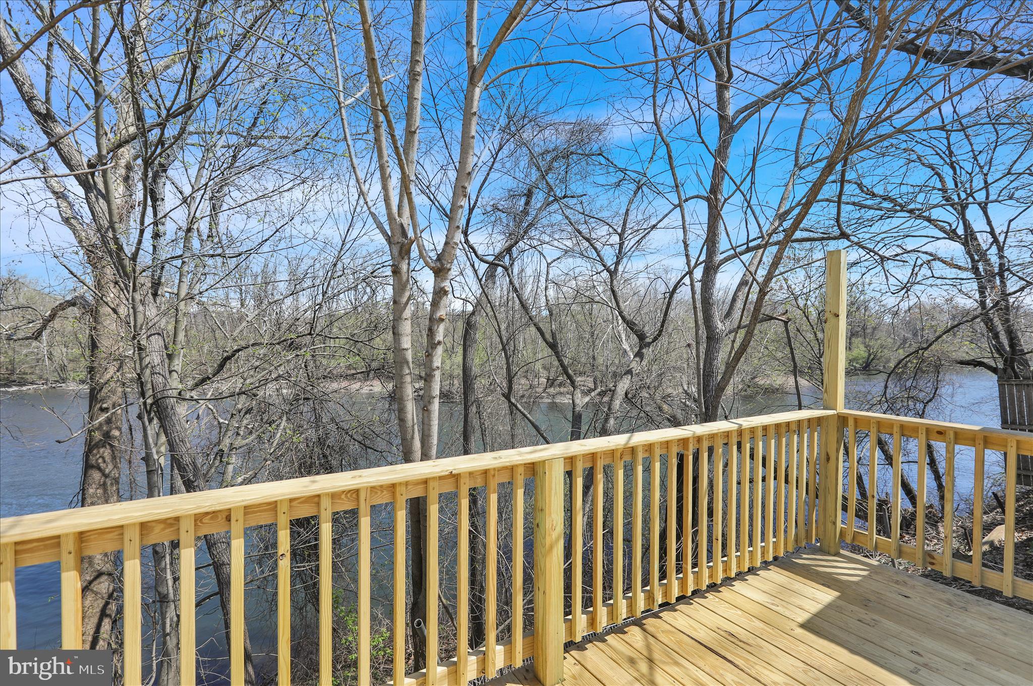 1425 Old River Road Birdsboro, PA 19508 - Photo 9 of 29 a view of balcony with wooden floor and fence