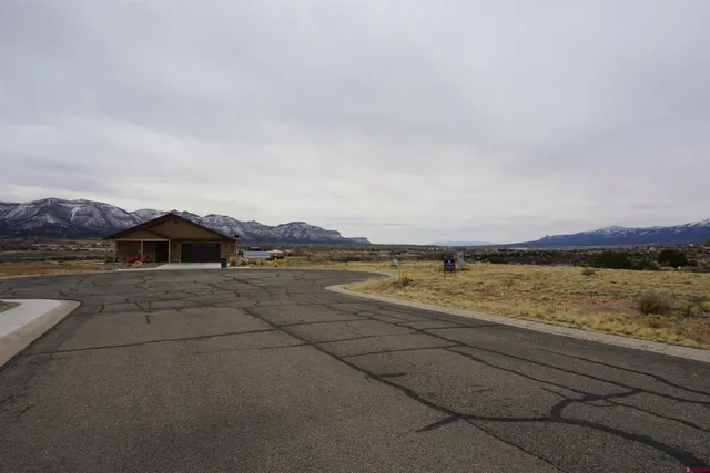 a view of lake with mountain