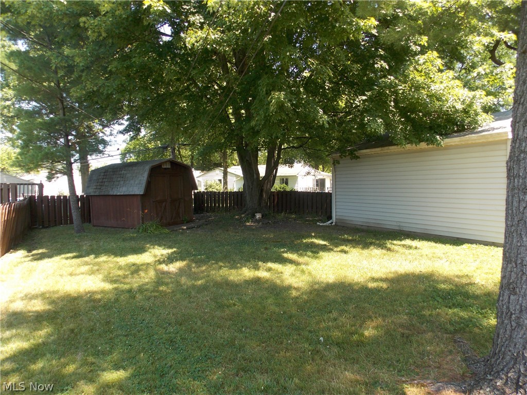 474 Nobottom Road Berea, OH 44017 - Photo 22 of 25 Nice shaded backyard with shed for additional storage.