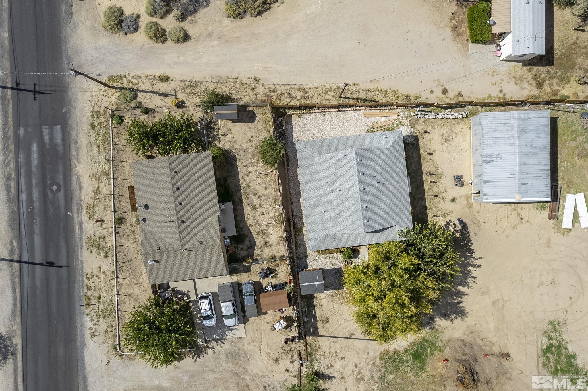 3300 Alcorn Road Fallon, NV 89406 - Photo 33 of 40 an aerial view of residential houses with outdoor space