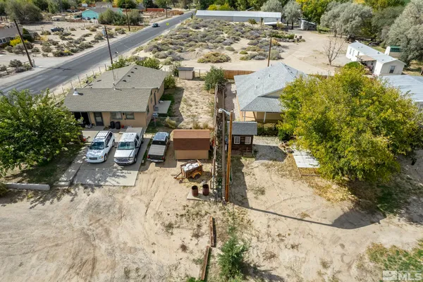 a view of a lake with a city