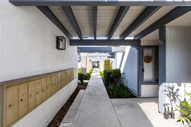 a view of balcony with couch