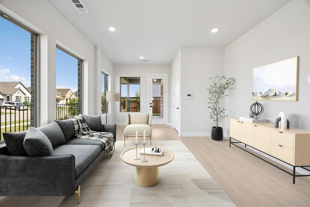 1837 Lightner Road Van Alstyne, TX 75495 - Photo 7 of 30 a living room with furniture and a large window