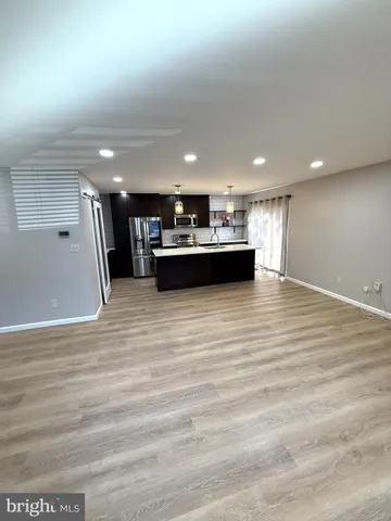 a view of kitchen and utility room