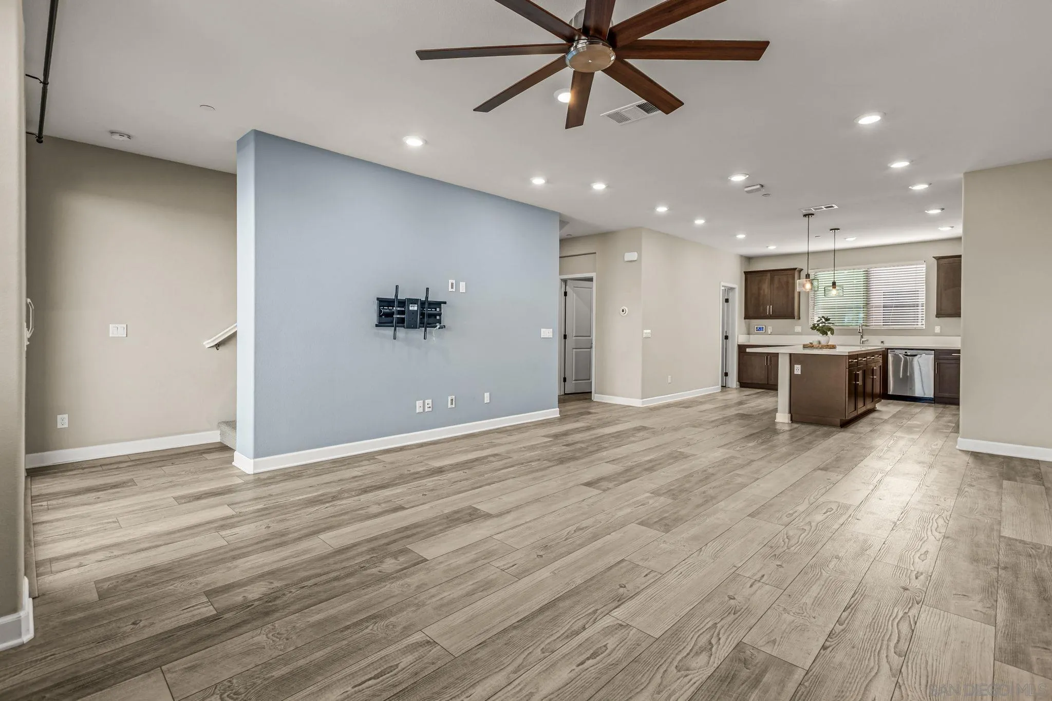 1922 Strata Street, Unit 5 Chula Vista, CA 91915 - Photo 7 of 45 an empty room with wooden floor and entrance