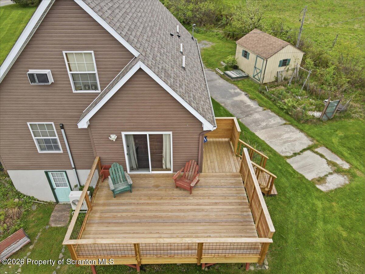 5231 Fiddle Lake Road Thompson, PA 18465 - Photo 27 of 34 a house view with a outdoor space