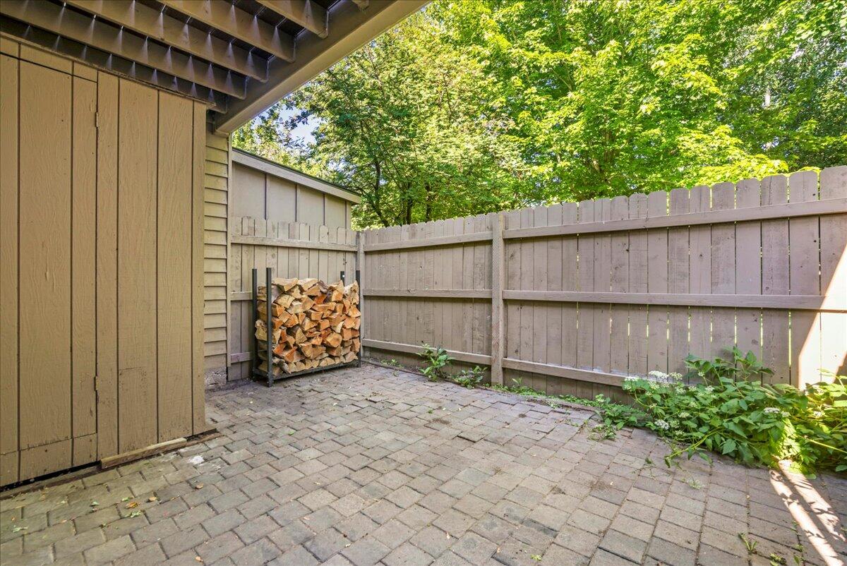121 4 Seasons Way, Unit 13 Ketchum, ID 83340 - Photo 28 of 51 Shed and patio off primary