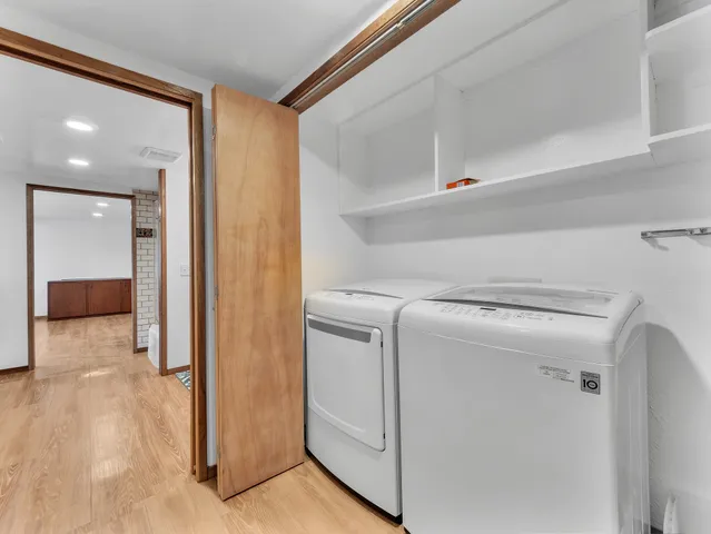 a view of washer and dryer