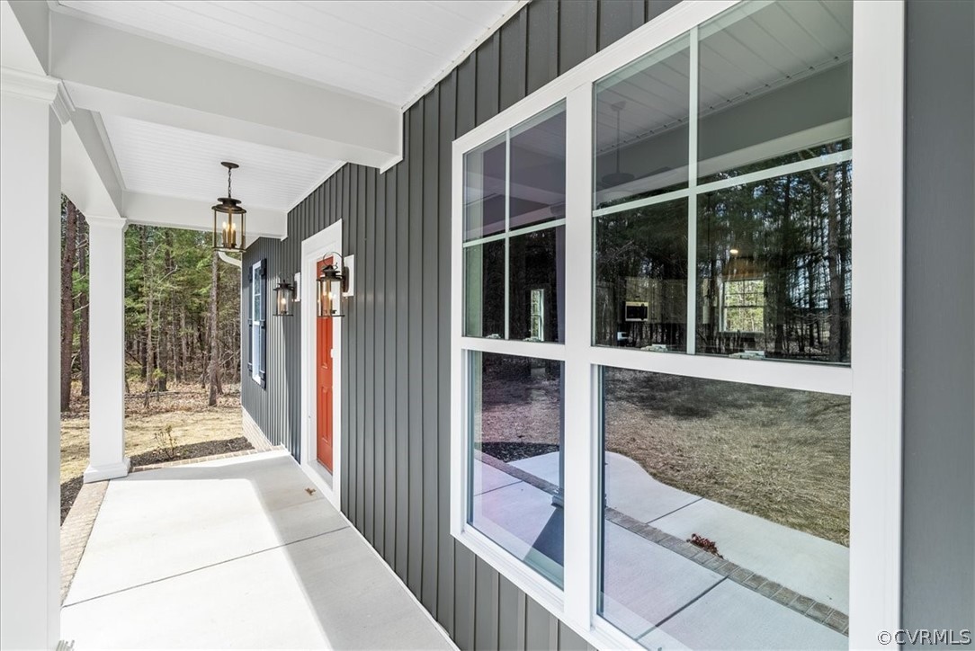 1593 Spreading Oak Road Arvonia, VA 23004 - Photo 11 of 40 a view of a entryway