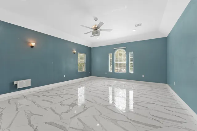 a view of a livingroom with a window