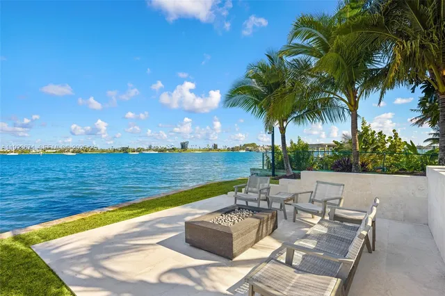 outdoor space with patio furniture