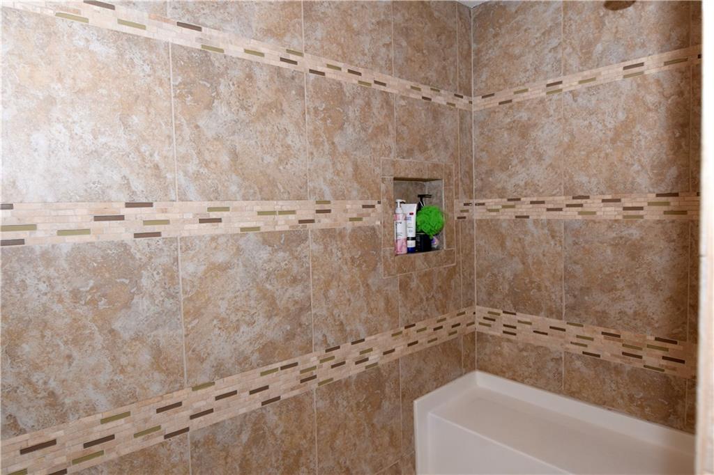 109 Clarksville Road Clarksville, PA 15322 - Photo 12 of 18 Very pretty walk in shower with dual shower heads 4x7