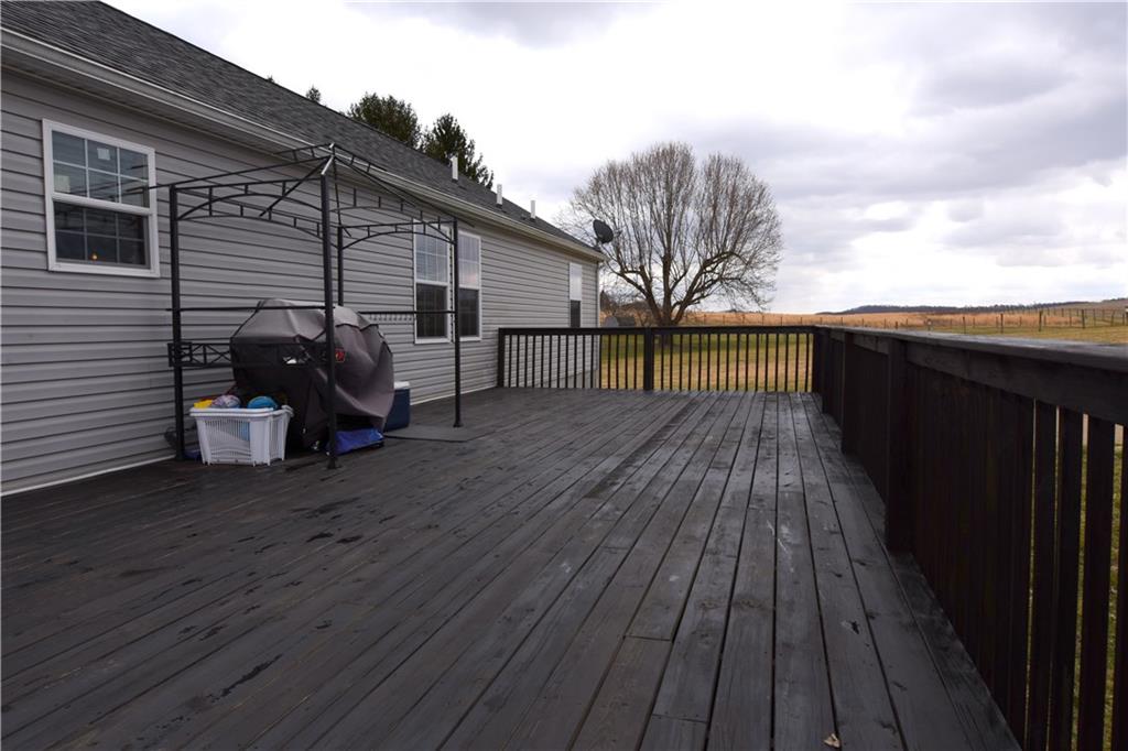 109 Clarksville Road Clarksville, PA 15322 - Photo 17 of 18 huge rear deck which reinforced to hold your hot tub