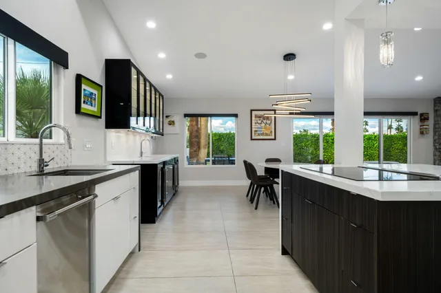a view of a hallway with white walls