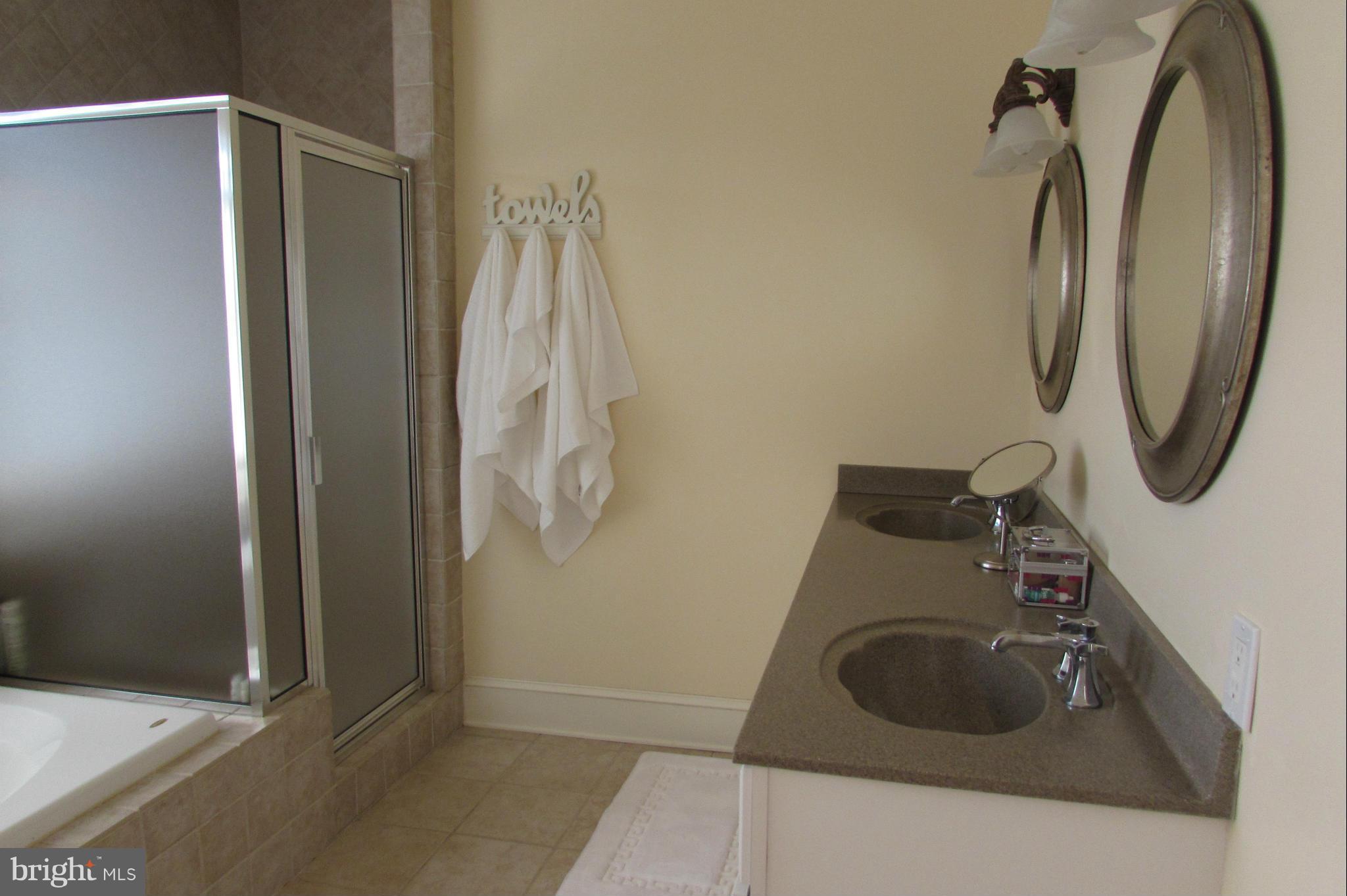 201 Greenwood Creek Road Queenstown, MD 21658 - Photo 10 of 25 a bathroom with a sink and mirror