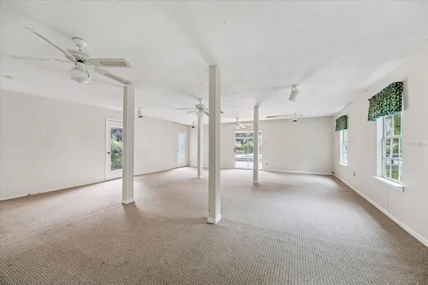 a park with bench and trees