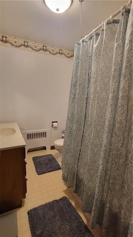 1245 Blacks Hill Road Boswell, PA 15531 - Photo 27 of 48 a bathroom with a shower curtain and sink