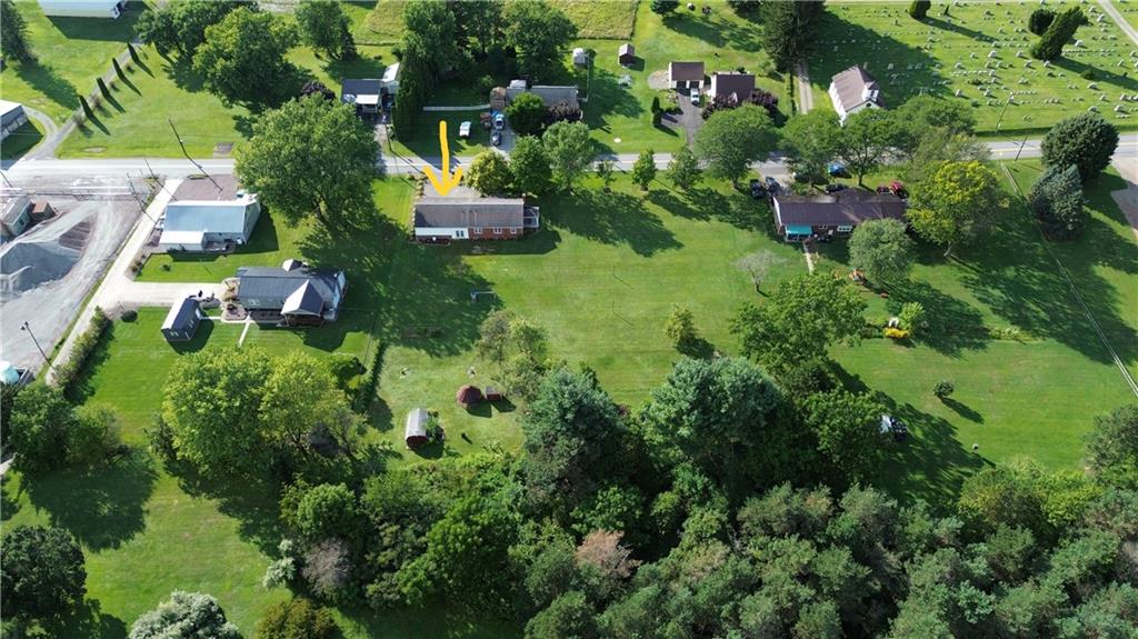 1245 Blacks Hill Road Boswell, PA 15531 - Photo 46 of 48 a backyard of a house with lots of green space and trees all around