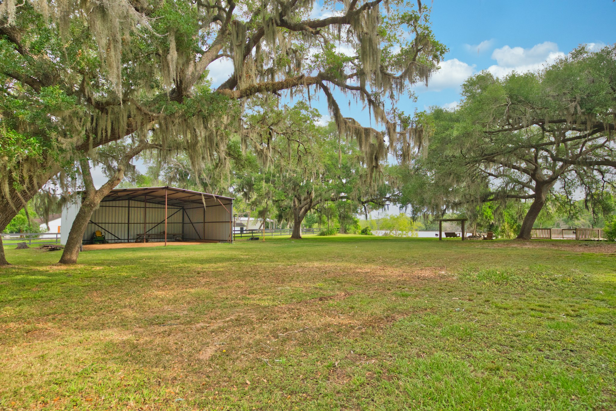 3836 Brazos River Road, Unit CR400 Freeport, TX 77541 - Photo 34 of 43 a tall tree in middle of green field