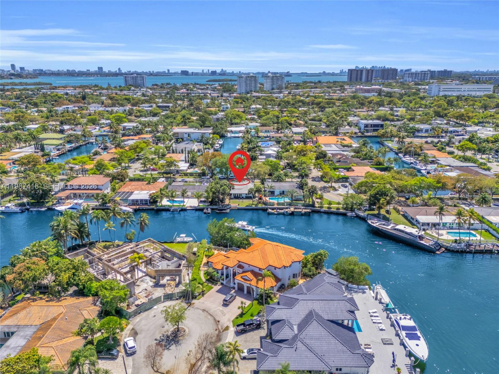 1995 Ixora Road North Miami, FL 33181 - Photo 11 of 30 an aerial view of residential houses with outdoor space