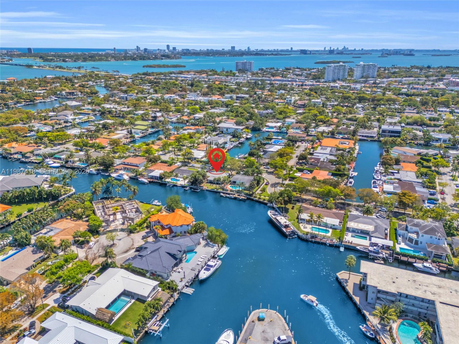 1995 Ixora Road North Miami, FL 33181 - Photo 10 of 30 an aerial view of residential houses with outdoor space