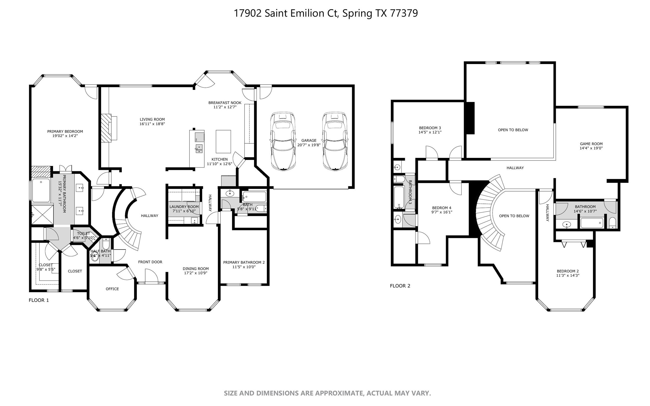 17902 St Emilion Court Spring, TX 77379 - Photo 3 of 38 Floord Plan