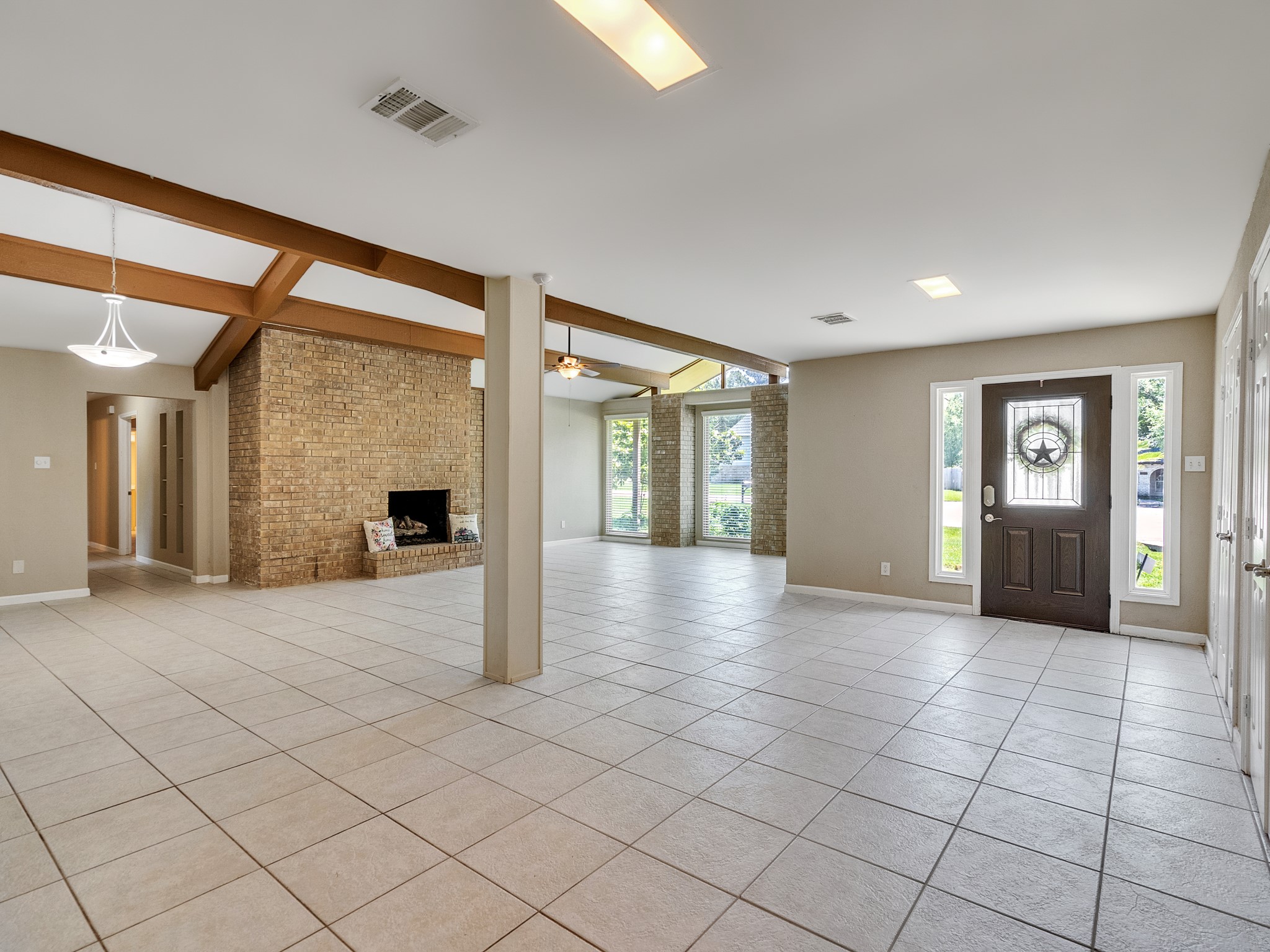 603 Casper Court Spring, TX 77373 - Photo 12 of 31 View from the Primary #2 to the front door and living area