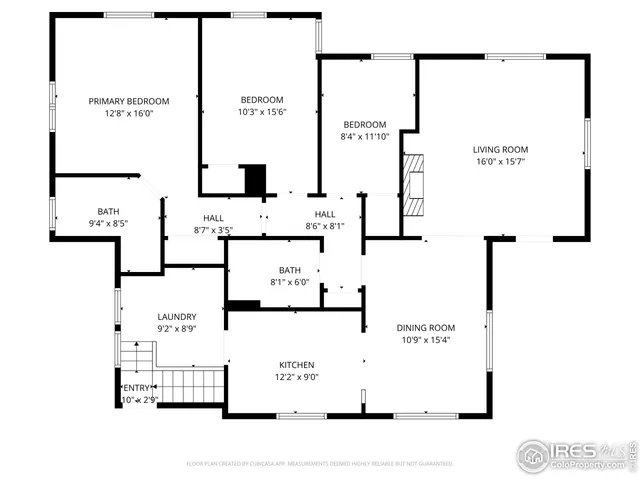 a view of a park with tree s