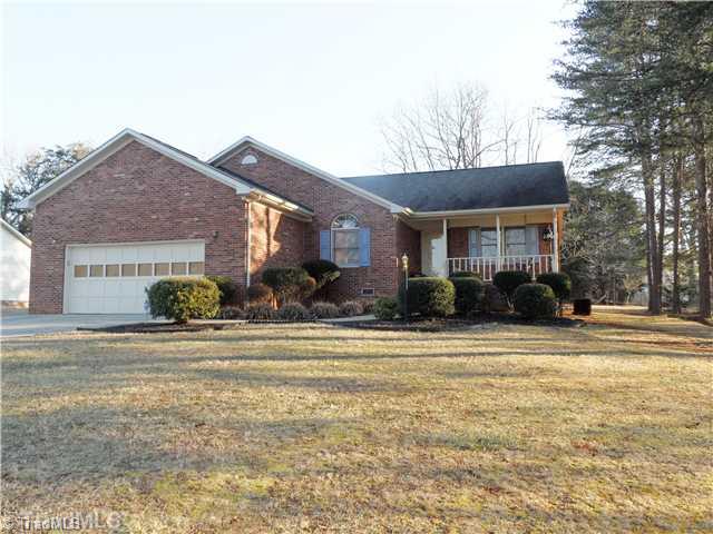 7502 Alcorn Road Greensboro, NC 27409 - Photo 1 of 16 Exterior Front. Welcome home to this well maintained, all brick ranch nestled on .96 acre with 4 garages.