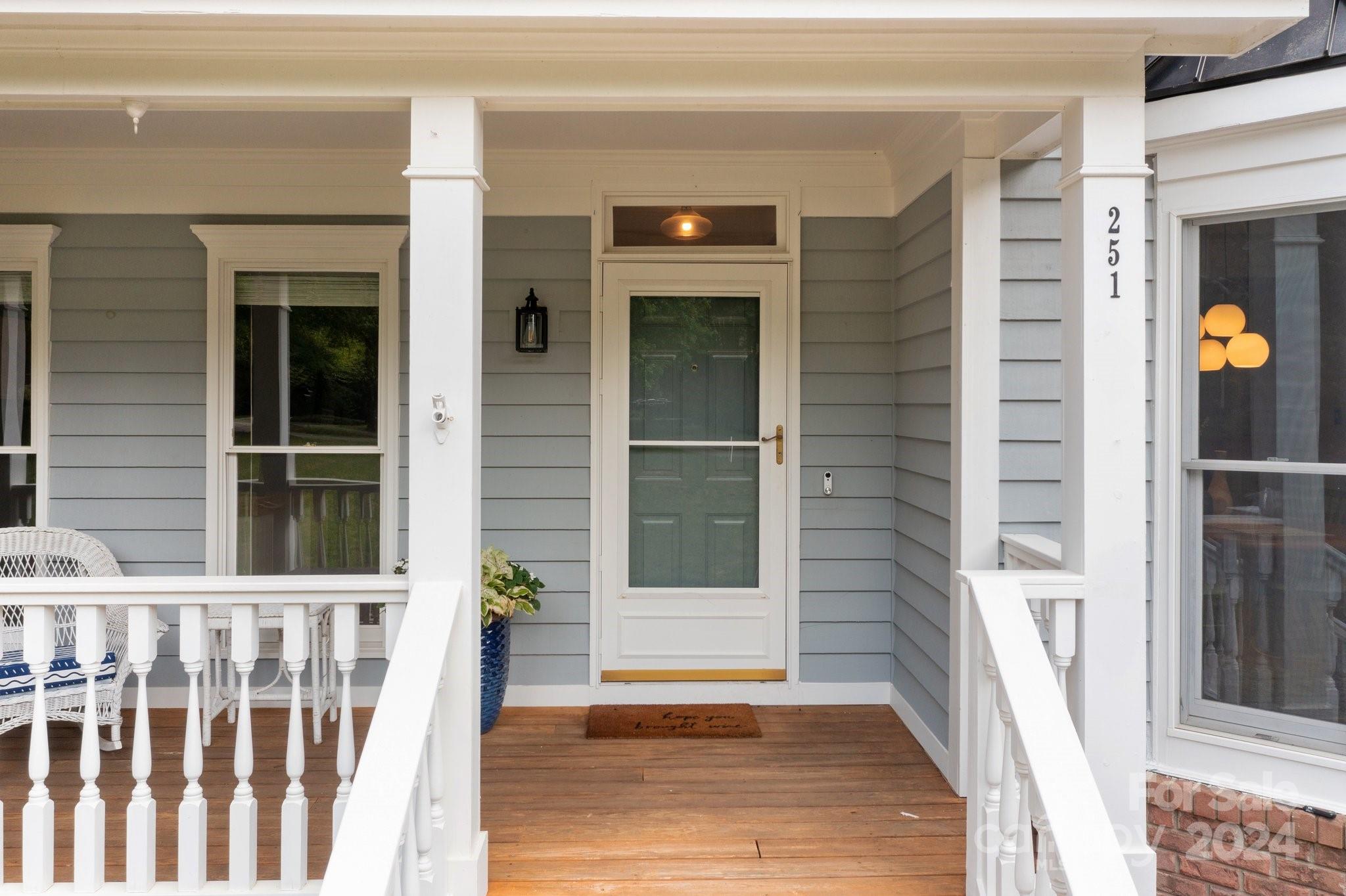 251 Kimberly Road Davidson, NC 28036 - Photo 5 of 47 a view of a entrance door of the house