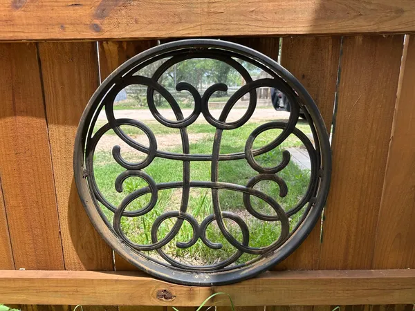 a view of sign board with wooden floor