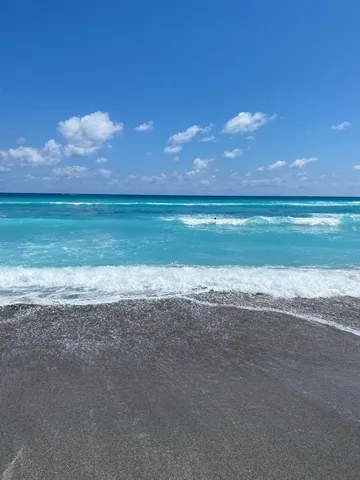 a view of yard with seating space