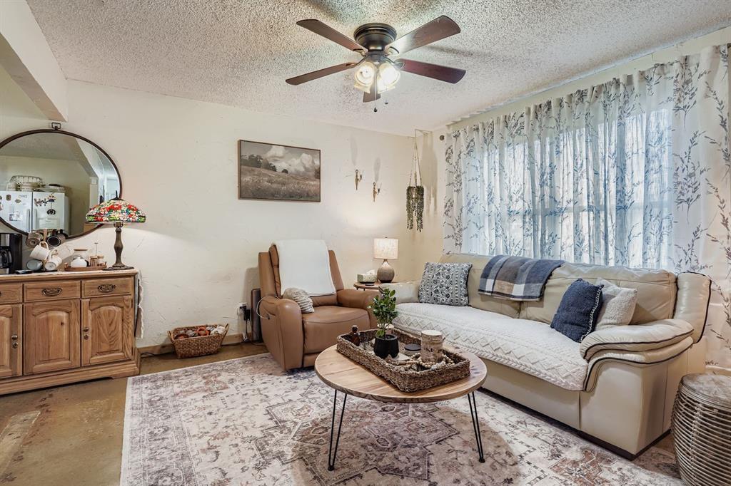 1305 Hutchins Lane Springtown, TX 76082 - Photo 3 of 23 a living room with furniture a rug and a window