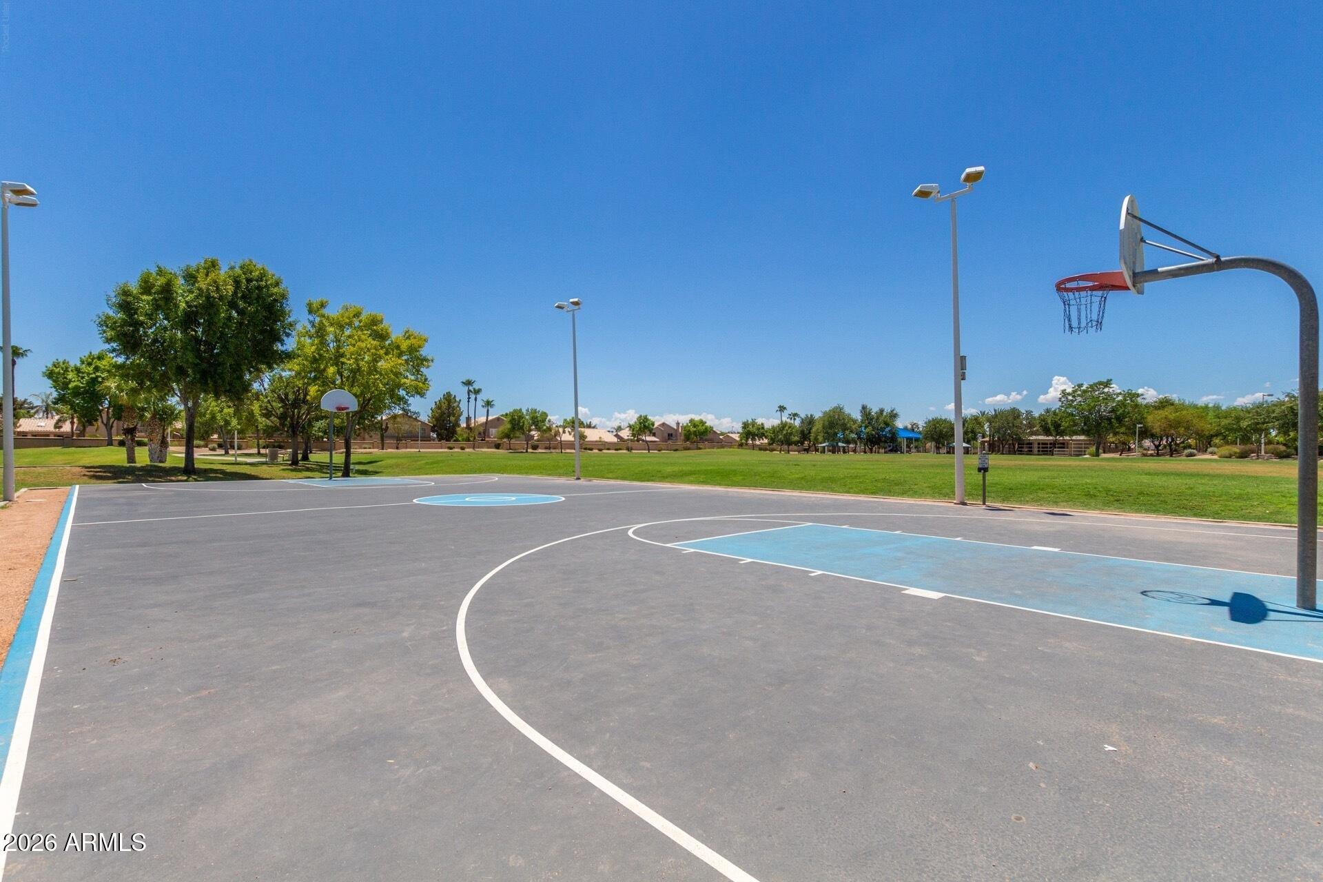 1434 West Key Harbor Drive Gilbert, AZ 85233 - Photo 110 of 144 a view of a basket ball ground