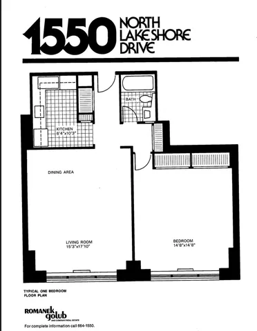 $2,300 | 1550 North Lake Shore Drive, Unit 2F, Chicago, IL 60610