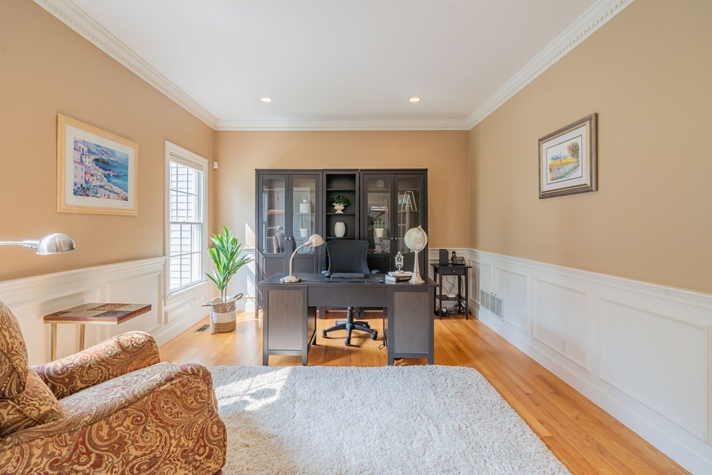 9 Bates Road Lexington, MA 02421 - Photo 24 of 42 a living room with furniture and a potted plant