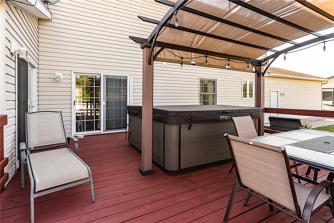 10164 Creek Road Pavilion, NY 14525 - Photo 25 of 34 Back deck