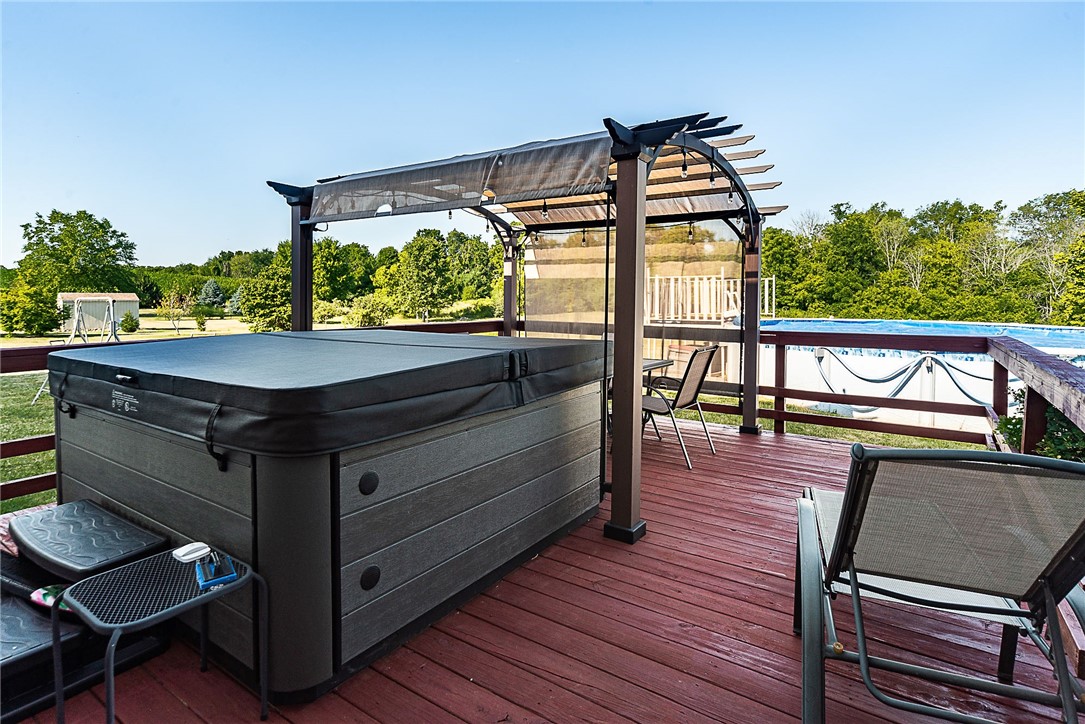 10164 Creek Road Pavilion, NY 14525 - Photo 26 of 34 Back deck