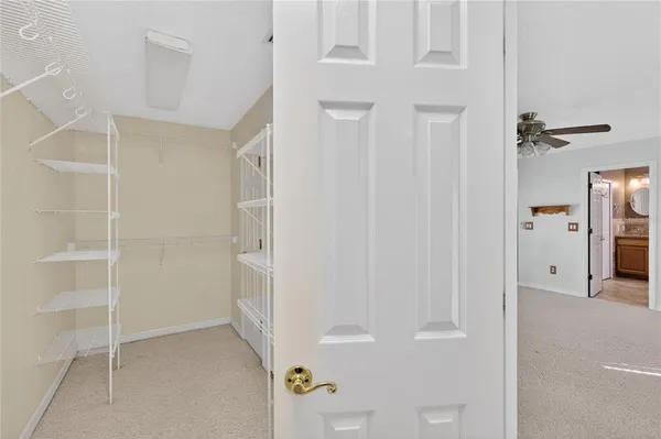a view of walk in closet