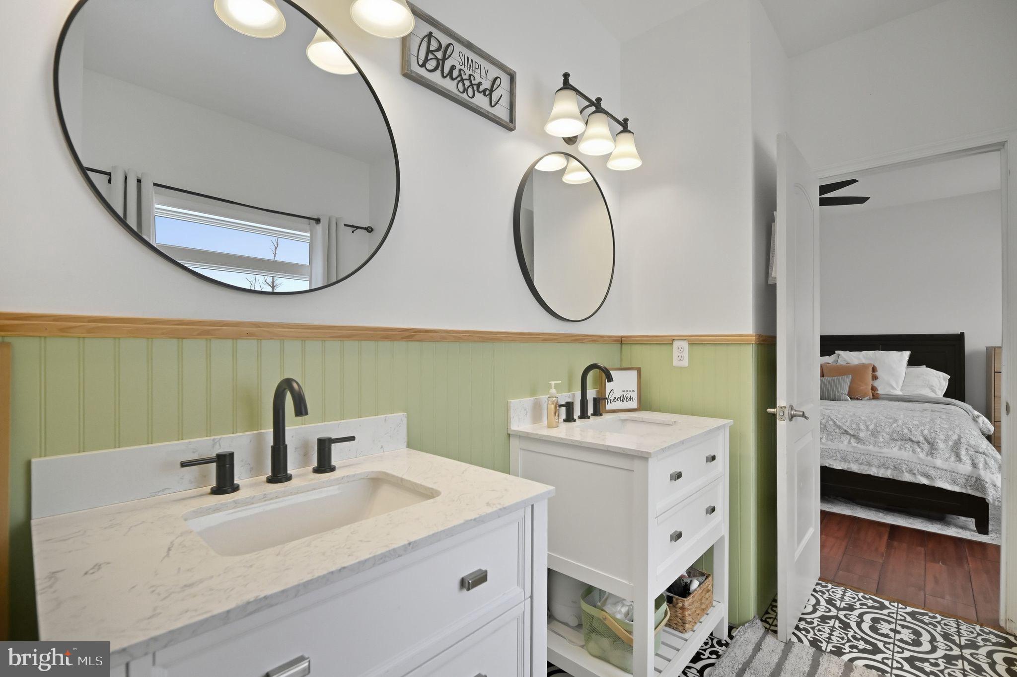 7466 Meadow View Lane Rixeyville, VA 22737 - Photo 19 of 41 Charming bathroom with modern touches.