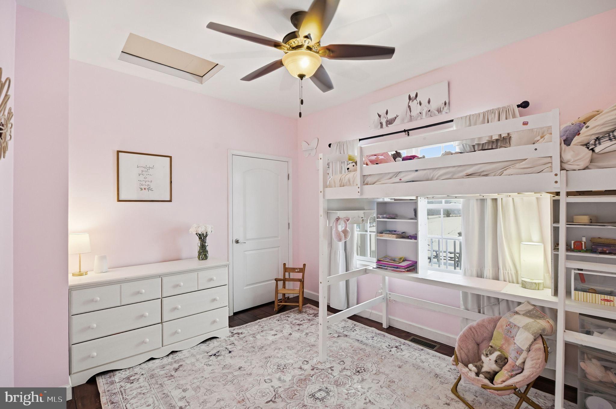 7466 Meadow View Lane Rixeyville, VA 22737 - Photo 24 of 41 Charming pink room with cozy loft bed.