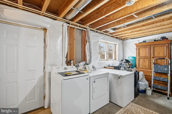 a view of storage and utility room