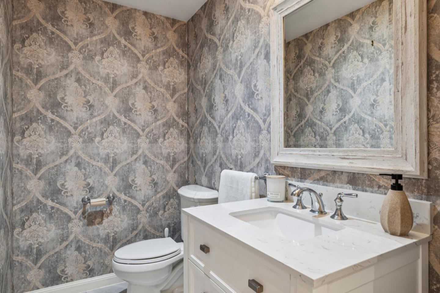 2905 Bird Rock Road Pebble Beach, CA 93953 - Photo 18 of 33 a bathroom with a sink and a toilet