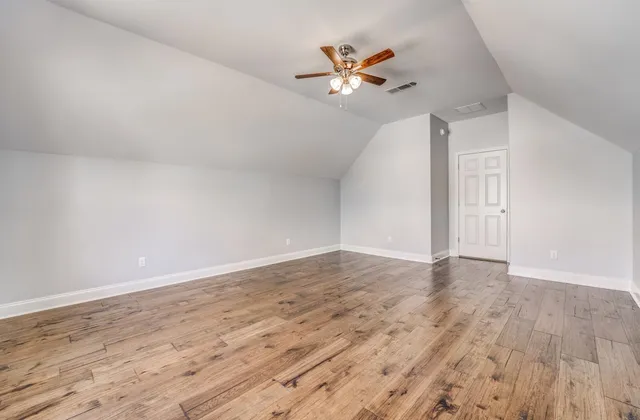 wooden floor in an empty room