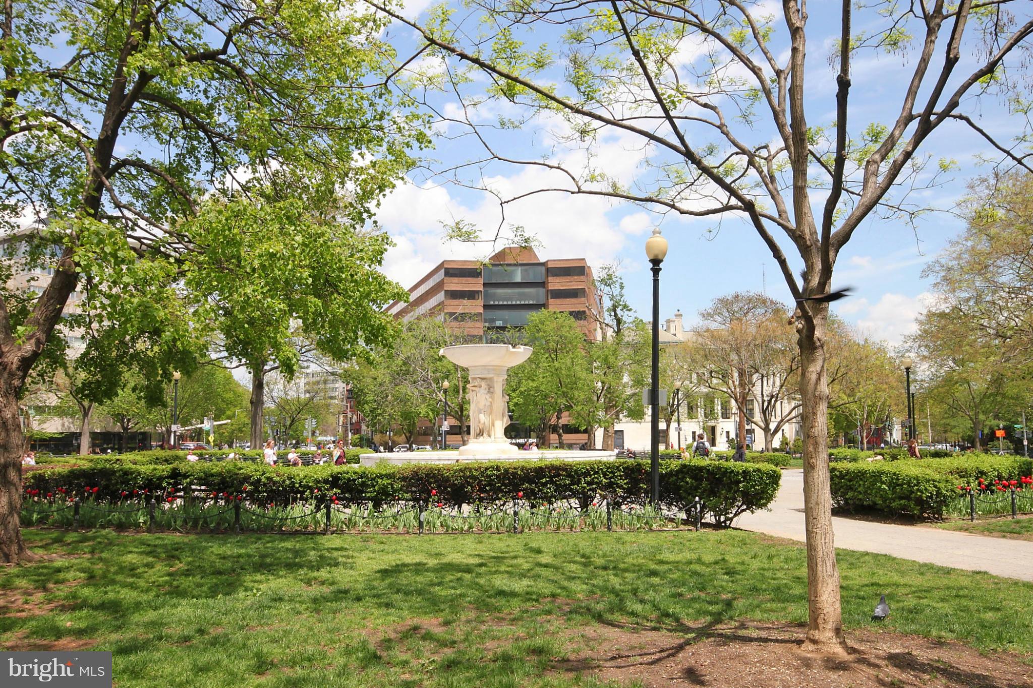 1727 R Street Northwest, Unit 101 Washington, DC 20009 - Photo 20 of 30 a view of a park with large trees