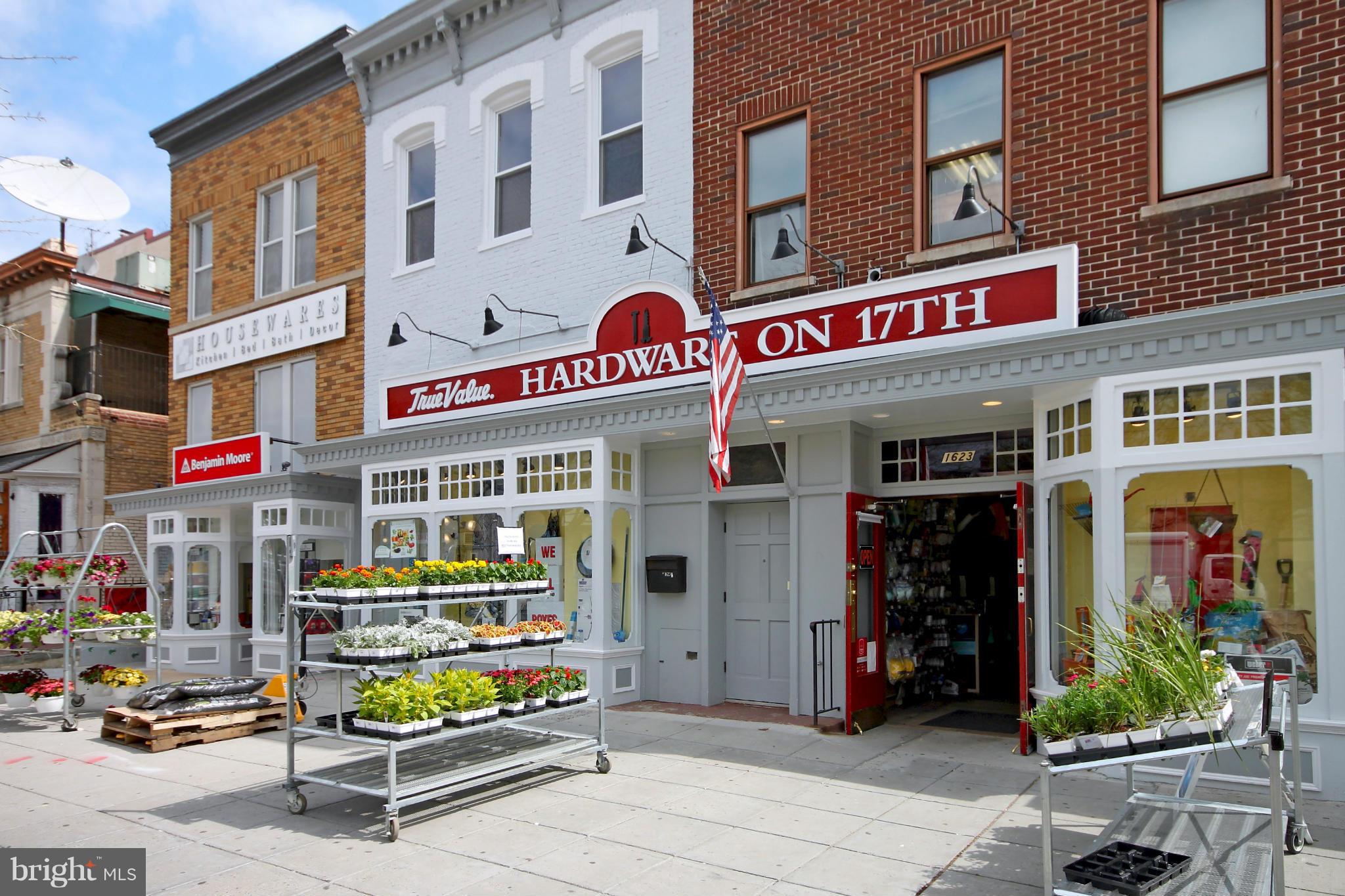 1727 R Street Northwest, Unit 101 Washington, DC 20009 - Photo 24 of 30 a cafe on the corner of the building